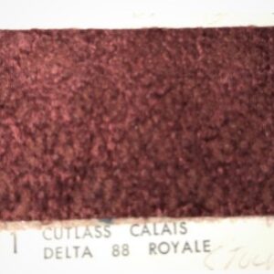 1981 GM Oldsmobile Cutlass Detroit Body Cloth 1611 OEM Original Automotive seat cloth