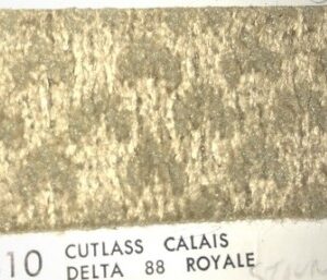 Detroit Automotive Seat Cloth OEM Original 1981 Oldsmobile Cutlass Calais Delta 88 Calais