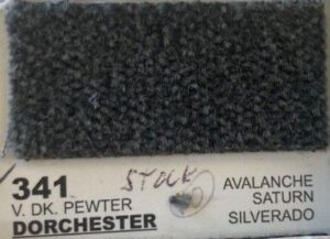 1995 - 2003 Chevrolet Silverado Original Cloth 341 GMC dark pewter Dorchester