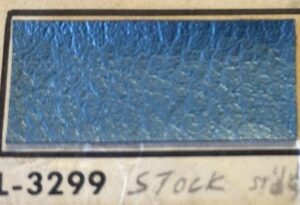 1968 GM Vinyl OEM Original DETROIT #L3299 Blue Madrid Factory Original Seat Auto
