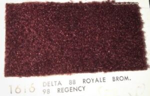 OEM Original 1981 GM Automotive Interior Seat Cloth Detroit #1616