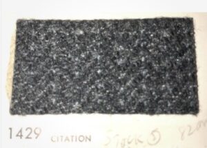  1981 GM Automotive Seat Cloth Auto Body Cloth Detroit # 1429