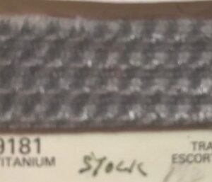 1992 Ford Tracer Escort LX Auto Seat Fabric Cloth Titanium Detroit # 9181 Gray
