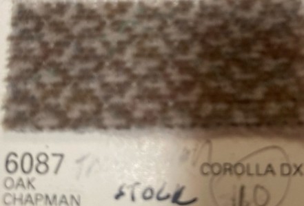 1996 - 1997 Toyota Auto Seat Cloth Detroit Body Cloth 6087 OEM NOS Original