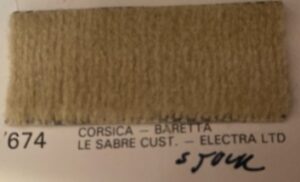 1987 Buick Auto Body Seat Cloth Detroit # 674 OEM ORIGINAL NOS