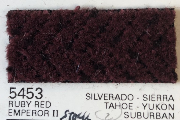 1995 Chevy Silverado Suburban Yukon Tahoe Detroit Body Cloth 5453 NewOldSTock