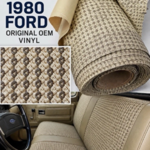 1980 Ford OEM Auto Seat Vinyl Detroit #0419 Vintage By The Yard NOS